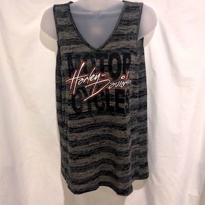 Harley Davidson Striped tank top